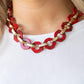 Paparazzi Necklace ~ Fashionista Fever - Red