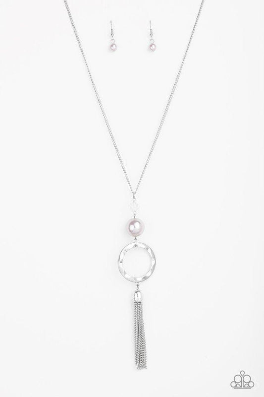 Paparazzi Necklace ~ Bold Balancing Act - Silver