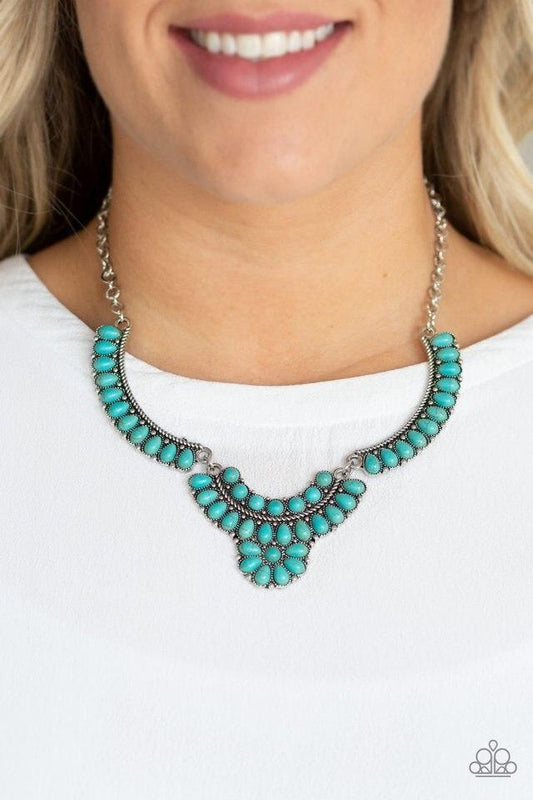 Paparazzi Necklace ~ Omega Oasis - Blue