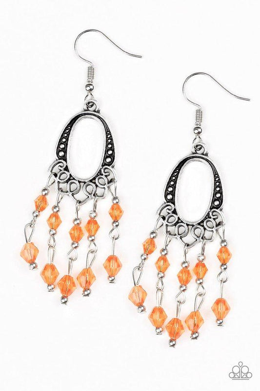 Paparazzi Earring ~ Not The Only Fish In The Sea - Orange