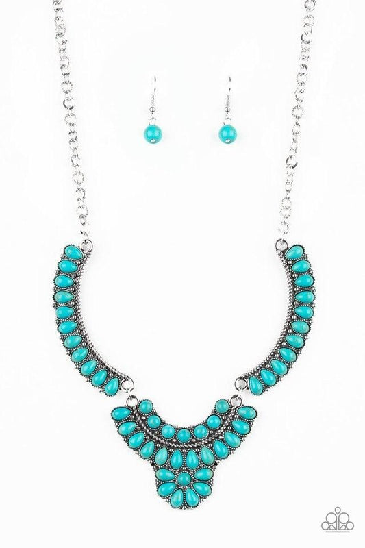 Paparazzi Necklace ~ Omega Oasis - Blue