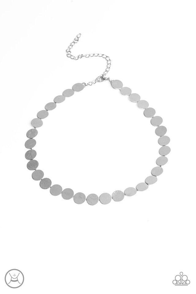 Paparazzi Necklace ~ Spot Check - Silver