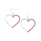Paparazzi Earring ~ First Date Dazzle - Red