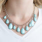 Paparazzi Necklace ~ Jaw-Dropping Diva - Blue