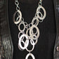 Paparazzi Necklace Blockbuster - A Silver Spell - Silver