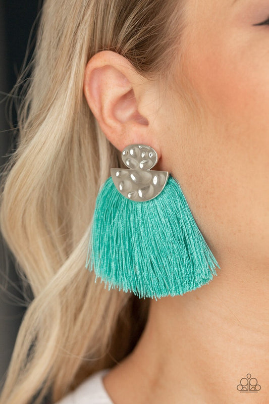 Paparazzi Earring ~ Make Some PLUME - Blue