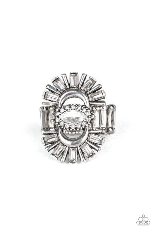 Paparazzi Ring ~ Deco Diva - White