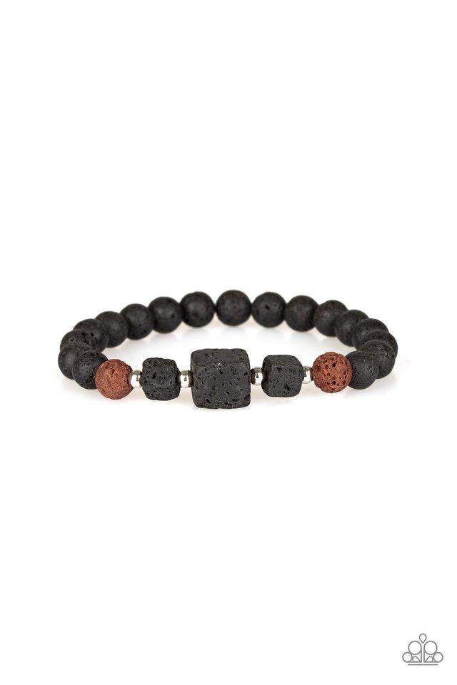 Paparazzi Bracelet ~ Refreshed and Rested - Brown