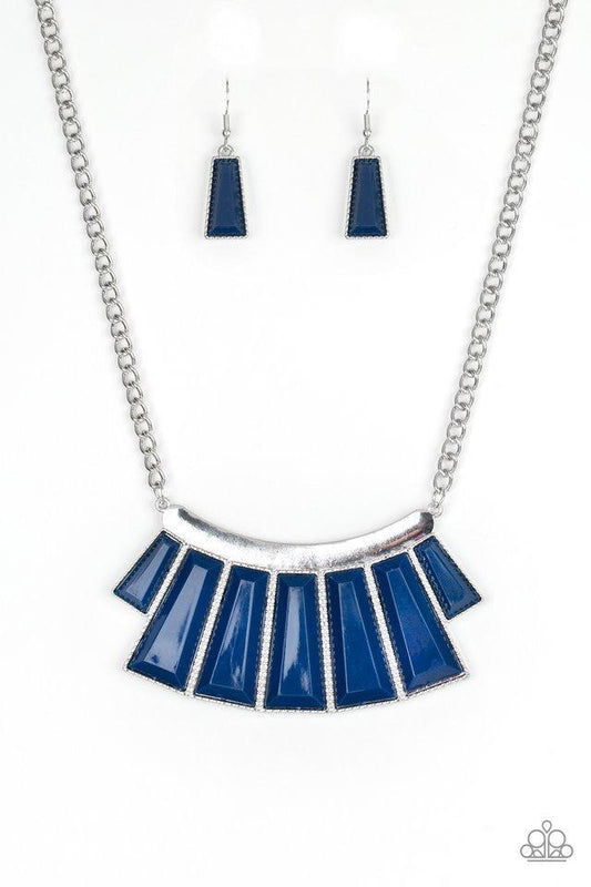 Paparazzi Necklace ~ Glamour Goddess - Blue