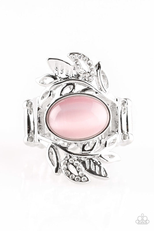 Paparazzi Ring ~ Garden Dew - Pink