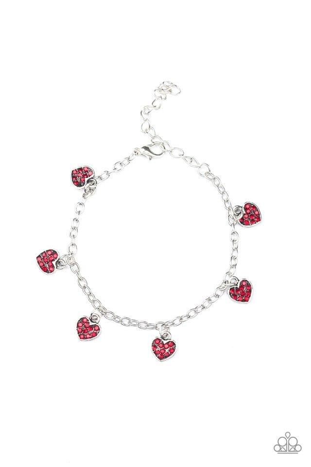 Paparazzi Bracelet ~ Valentine Vibes - Red