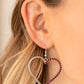 Paparazzi Earring ~ First Date Dazzle - Red
