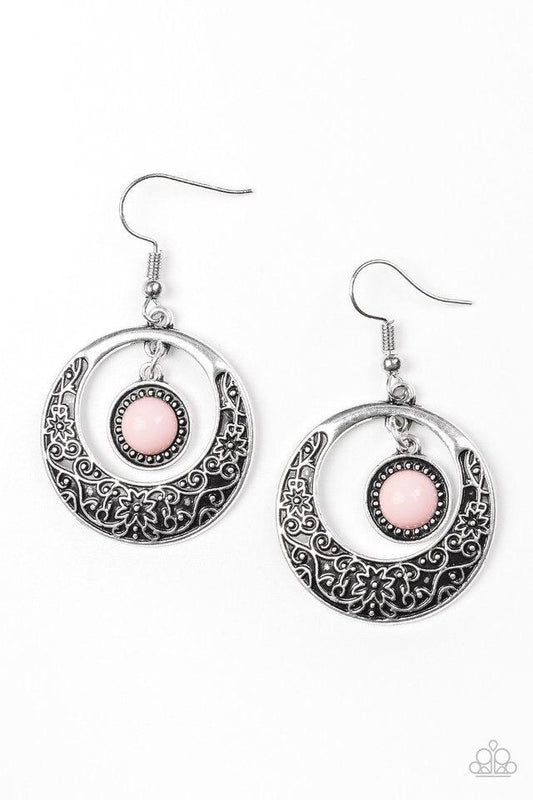 Paparazzi Earring ~ Wandering Waikiki - Pink