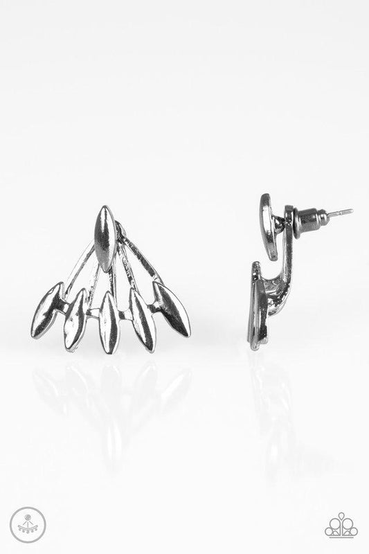 Paparazzi Earrings - Radically Rebel - Black