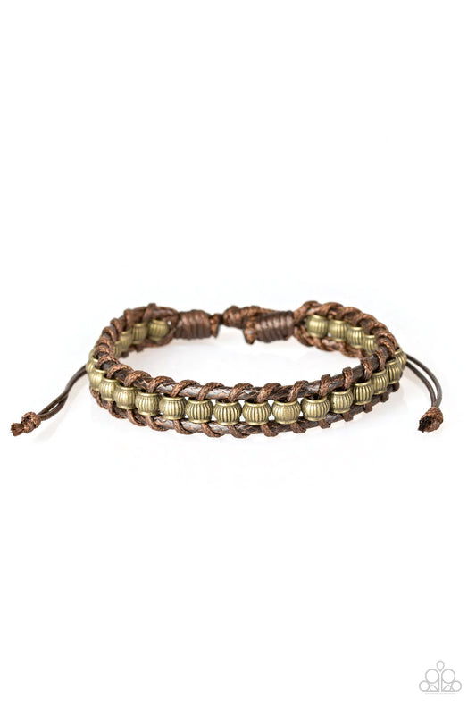 Paparazzi Bracelet ~ Modern Mariner - Brown