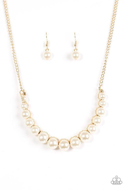 Paparazzi Necklace - The FASHION Show Must Go On! - Gold