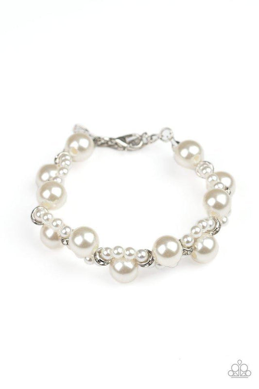 Paparazzi Bracelet ~ Utmost Uptown - White