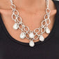 Paparazzi Necklace Blockbuster - Show - Stopping Shimmer - White