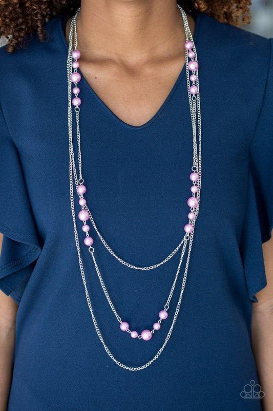 Paparazzi Necklace - Diva Dilemma - Purple