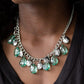 Paparazzi Necklace ~ No Tears Left To Cry - Green