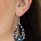 Paparazzi Earring ~ To BEDAZZLE, Or Not To BEDAZZLE - Blue