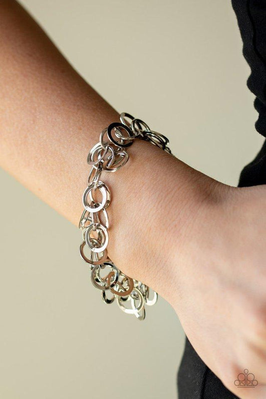 Paparazzi Bracelet ~ Noise Control - Silver