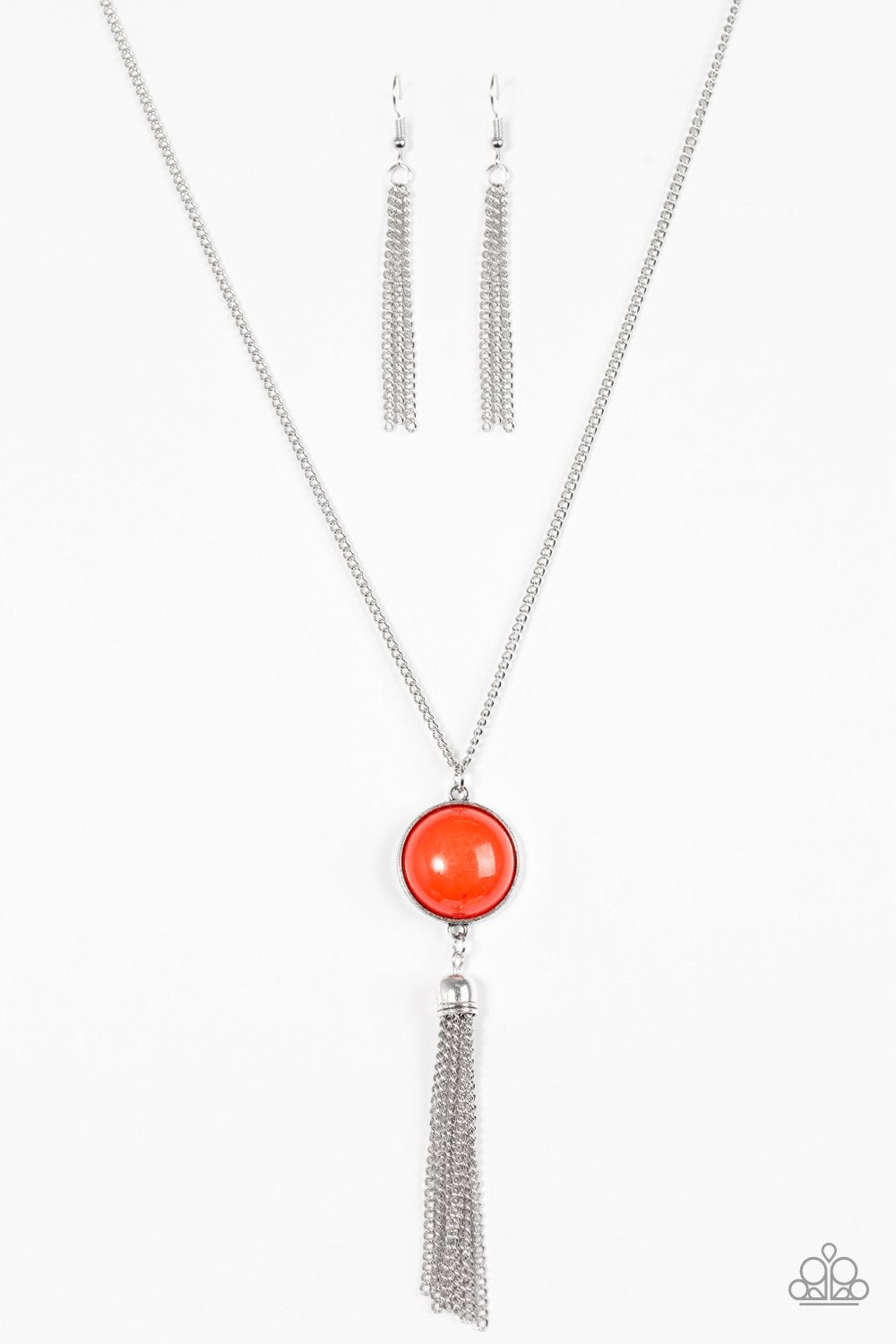 Paparazzi Necklace ~ Pep In Your Step - Red