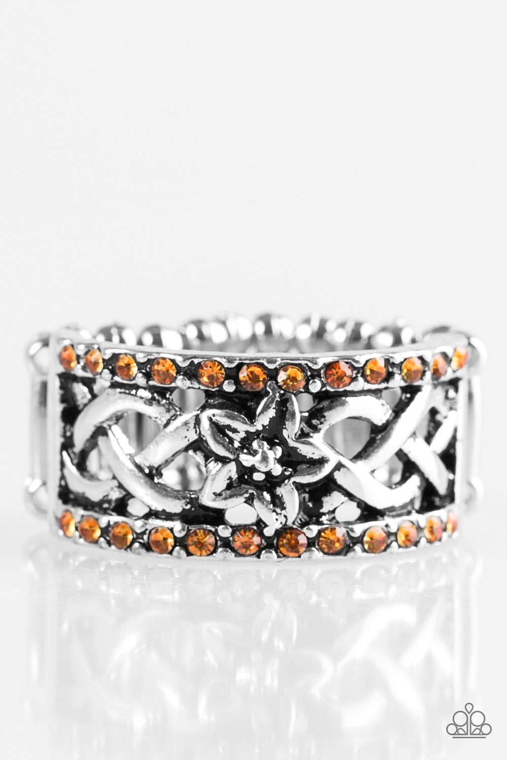 Paparazzi Ring ~ Tropical Springs - Orange