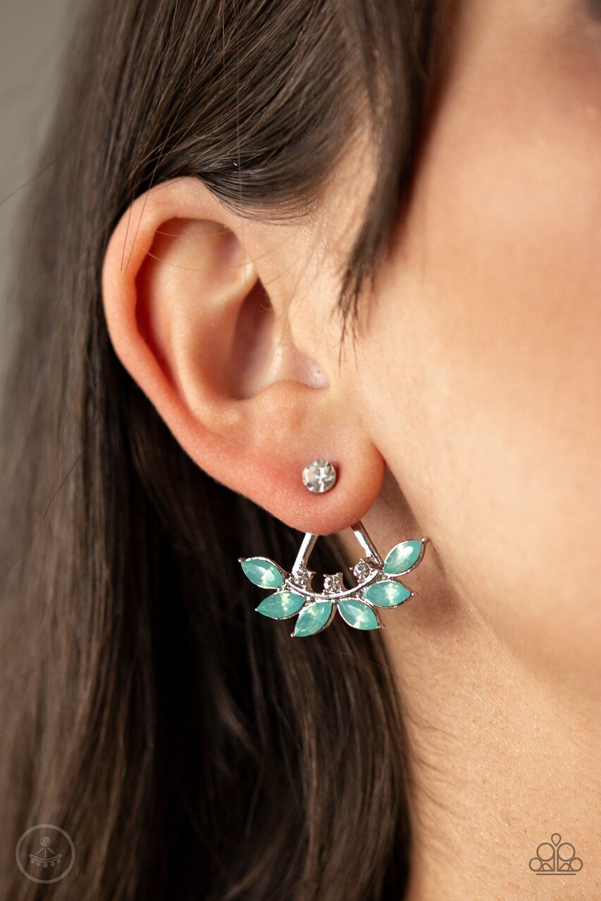 Paparazzi Earring ~ Forest Formal - Green