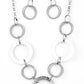 Paparazzi Necklace ~ Ringed in Radiance - Silver