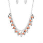 Boldly Airborne - Orange - Paparazzi Necklace Image