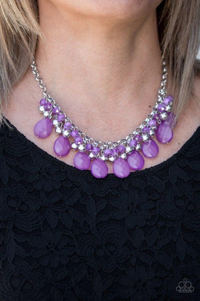Paparazzi Necklace - Trending Tropicana - Purple