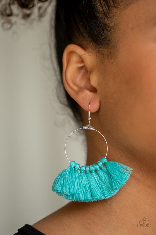 Paparazzi Earring ~ Peruvian Princess - Blue