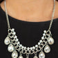 Paparazzi Necklace ~ All Toget-HEIR Now - White