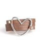 Paparazzi Bracelet ~ One Love, One Heart - Brown