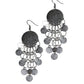 Paparazzi Earring ~ Turn On The BRIGHTS - Black