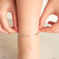 Paparazzi Anklet ~ Beach Shimmer - Silver