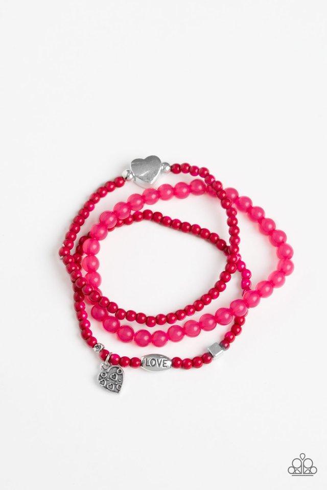 Paparazzi Bracelet ~ Really Romantic - Pink