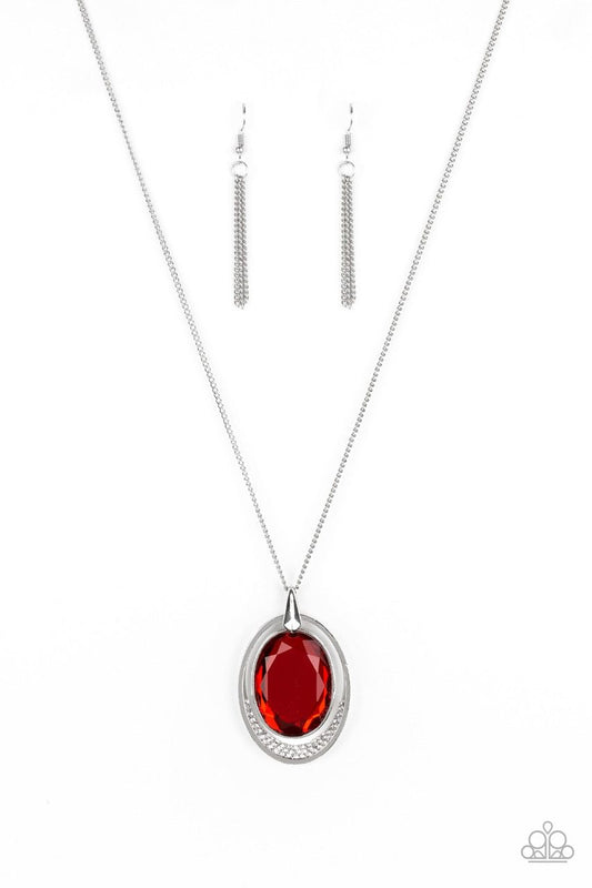 Paparazzi Necklace ~ Metro Must-Have - Red