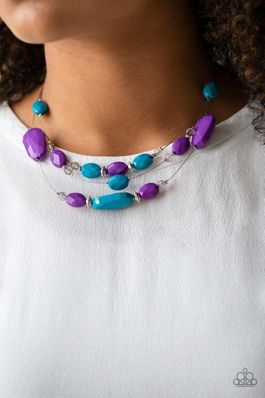 Paparazzi Necklace ~ Radiant Reflections - Multi