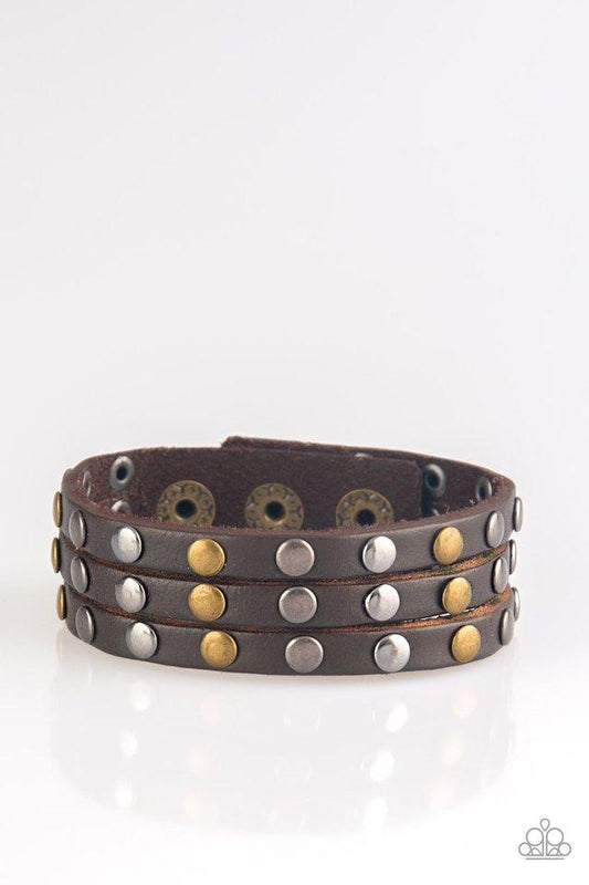 Paparazzi Bracelet ~ Rural Rider - Brown