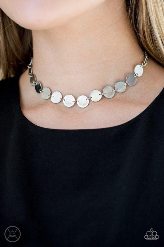 Paparazzi Necklace ~ Faster Than SPOTLIGHT - Silver