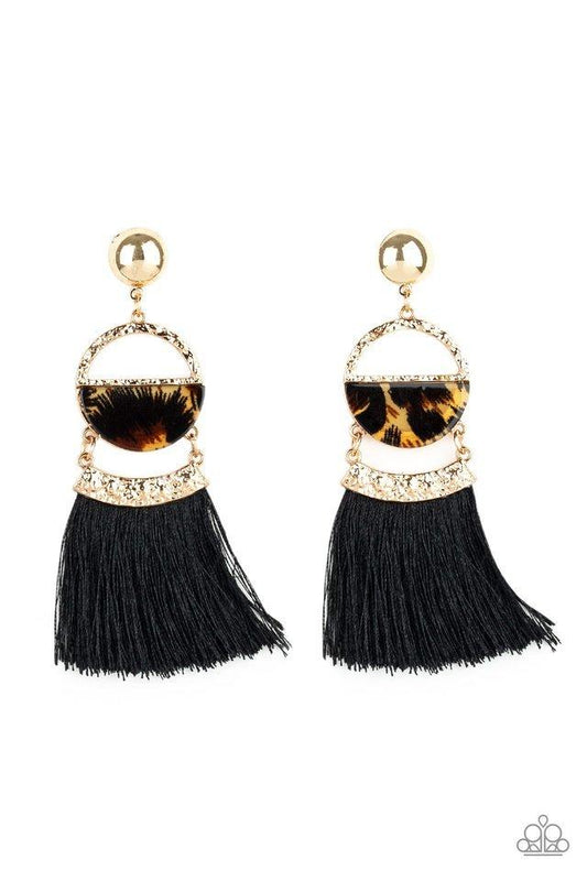 Paparazzi Earring ~ Tassel Trot - Multi