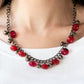 Paparazzi Necklace ~ Runway Rebel - Red