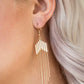 Paparazzi Earring ~ Radically Retro - Gold