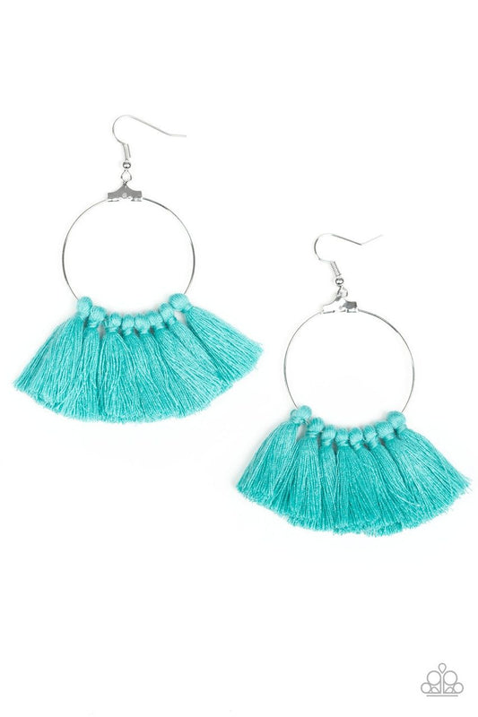 Paparazzi Earring ~ Peruvian Princess - Blue