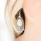 Paparazzi Earring ~ Majestically Malibu - White