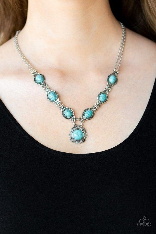 Paparazzi Necklace ~ Desert Dreamin - Blue