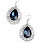 Paparazzi Earring ~ All Rise For Her Majesty - Blue