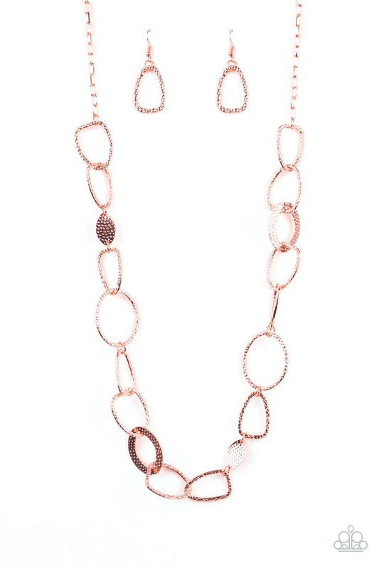 Paparazzi Necklace ~ Metro Nouveau - Copper